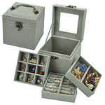 Petite Boîte à Bijoux Compact et Portable Multi-Rangement Bagues Boites à Bijoux