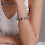 Bracelet à Breloques Argent Fleurs – Style Pandora BIJOUX FEMME Bracelet Breloque Femme Bracelet Breloques à Composer BRACELET FEMME Saint-Valentin Collection