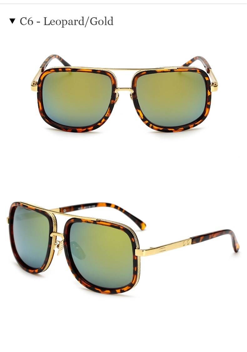 Classique surdimensionné hommes lunettes de soleil marque de luxe femmes mach one lunettes de soleil carré rétro Oculos de sol mâle UV400 miroir lunettes