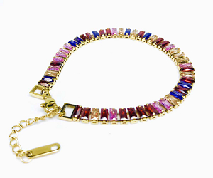 Bracelet pierres fines multicolores