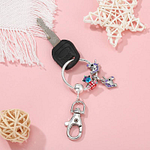 Porte clés Charms Licorne femmes pour Sac à Main Accessoires de Mode Porte Clé Bijou Porte Clés Charms Saint-Valentin Collection