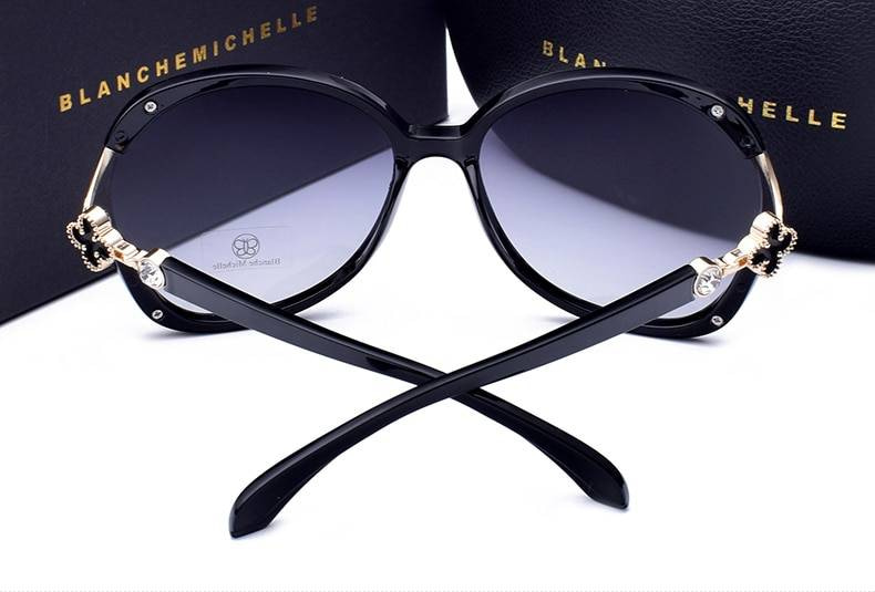 Haute qualité surdimensionné lunettes de soleil polarisées femmes UV400 dégradé lentille luxe lunettes de soleil Vintage dames lunettes de soleil 2020 avec boîte sunglasses women sun glasses woman sunglass