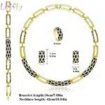 Coffret Mariage Luxe Nigérian : Bracelet Bague Boucles d’Oreilles Collier Perles Africaines Bijoux de Mariage