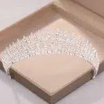 Diadème de Mariée – Accessoires Bijoux – Diamant Zirconium Bijoux de Mariage Diadème Couronne