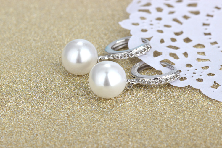 Boucles Pendantes Perles d'Eau Douce