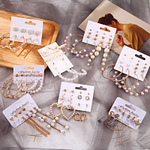 Lot de Boucles d’Oreille Perles Originales Boucles d'Oreilles Moins 10 € Pendantes