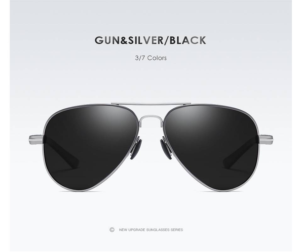 Hommes polarisés Aviation alliage cadre photochromique lunettes de soleil hommes marque Design pilote mâle UV400 lunettes de soleil lunettes de sécurité conduite