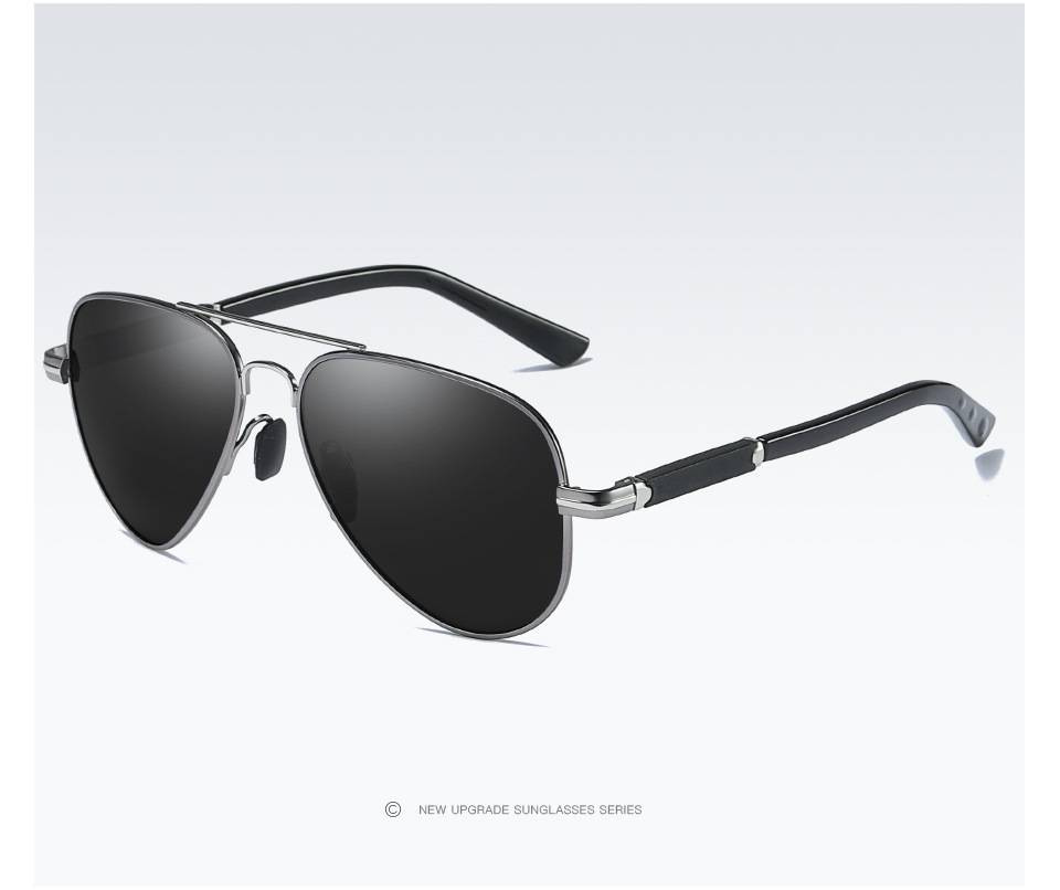 Hommes polarisés Aviation alliage cadre photochromique lunettes de soleil hommes marque Design pilote mâle UV400 lunettes de soleil lunettes de sécurité conduite