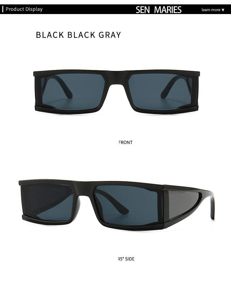 Focus lunettes modèle couleur noire : de face, de trois quart, et profil