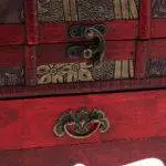 Boîte en Bois Fait-Main Style Chinois avec Fermoir Boites à Bijoux