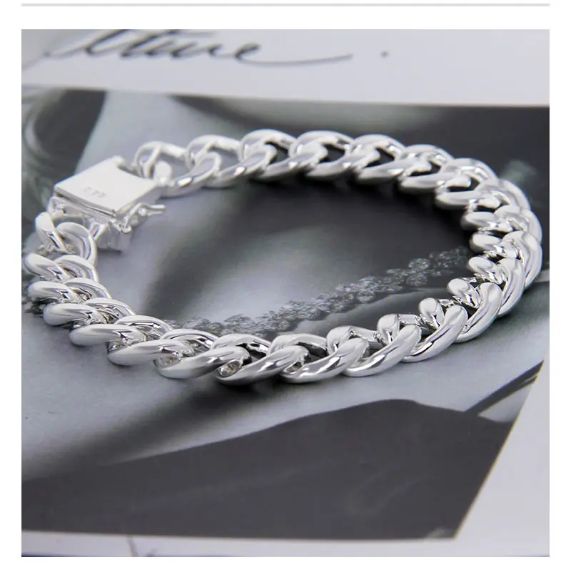 Gourmette Homme Argent Grosse Maille