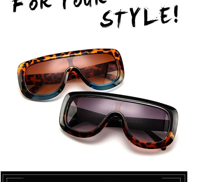 LeonLion 2019 luxe grand cadre lunettes de soleil femmes concepteur homme/femmes lunettes de soleil classique Vintage grand UV400 extérieur Oculos
