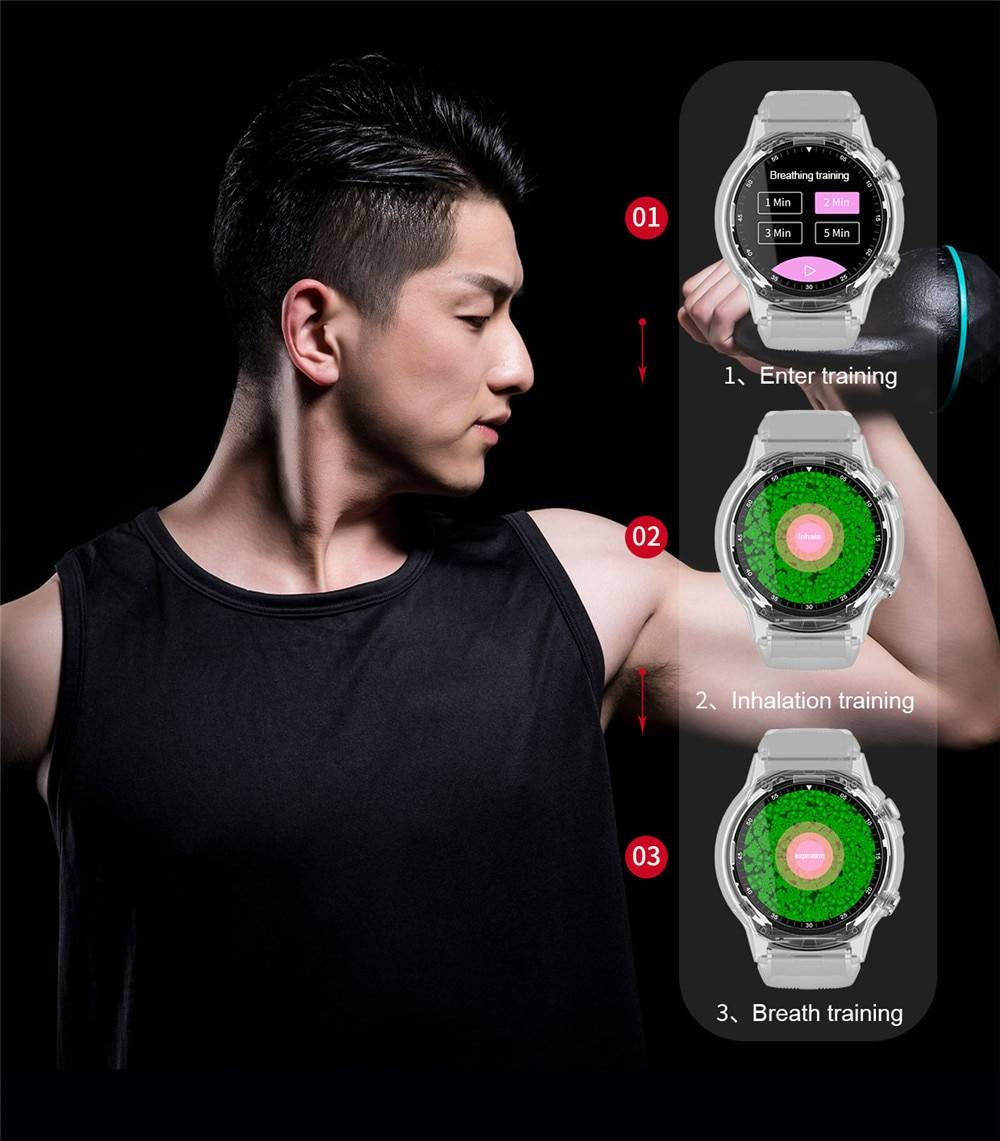 Sport montre intelligente hommes femmes fréquence cardiaque/surveillance de la pression artérielle gps fitness tracker étanche smartwatch android