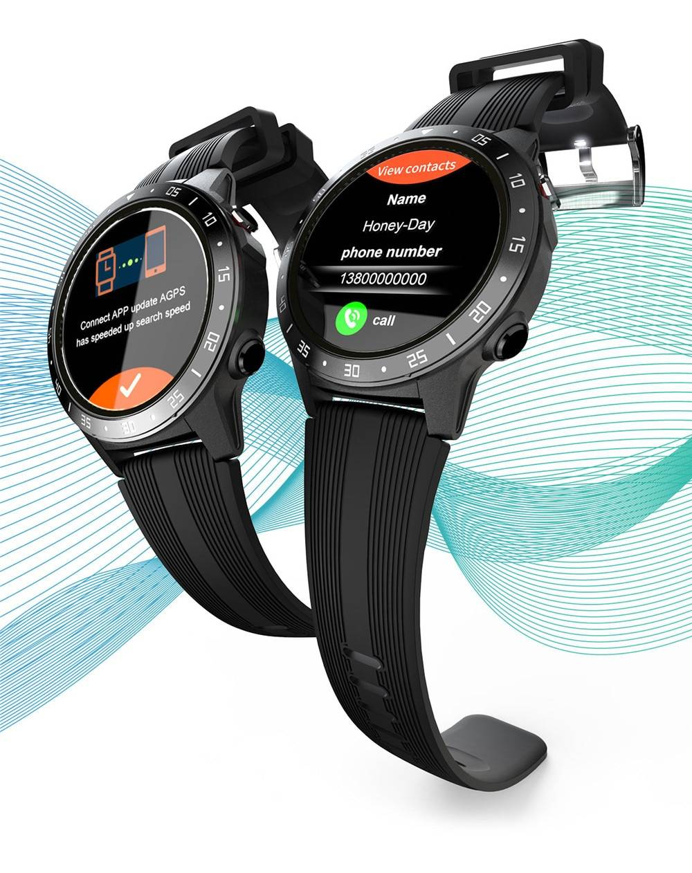 Sport montre intelligente hommes femmes fréquence cardiaque/surveillance de la pression artérielle gps fitness tracker étanche smartwatch android