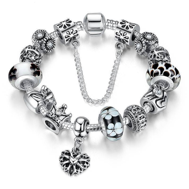 Breloques en argent 2023 pour bracelet Pandora original, perles de