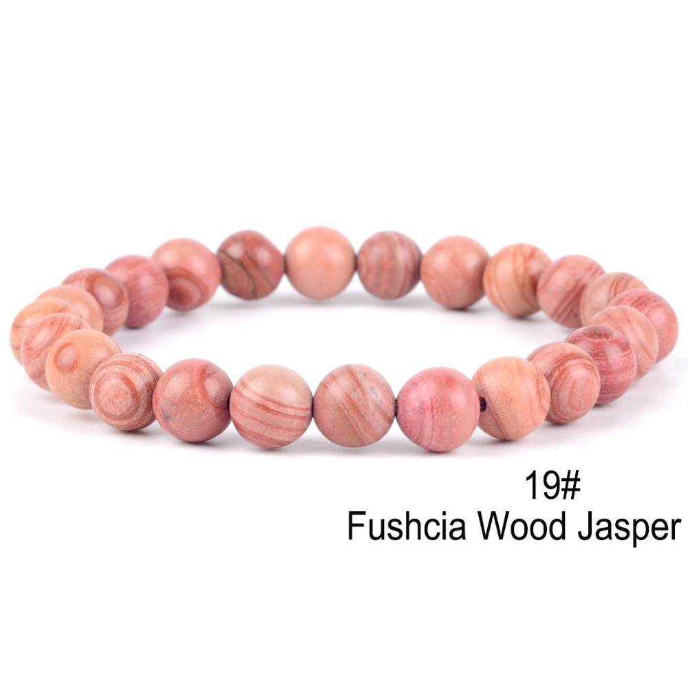 Fuchsia Wood Jasper