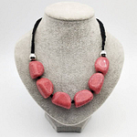 Collier de perles de fissure acrylique Dandie, bijoux féminins simples à la mode Colliers