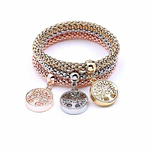 Bracelet Multi-Rang Femmes Charms – Arbre Vie Main Fatma – Cadenas Bracelet Breloque Femme BRACELET FEMME Idée cadeau