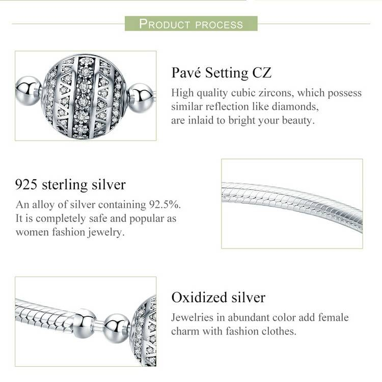 Femme Bracelet pulsera 925 argent Sterling vie délicate basique chaîne Bracelet à breloques pour femmes bijoux fins bricolage accessoires cadeau