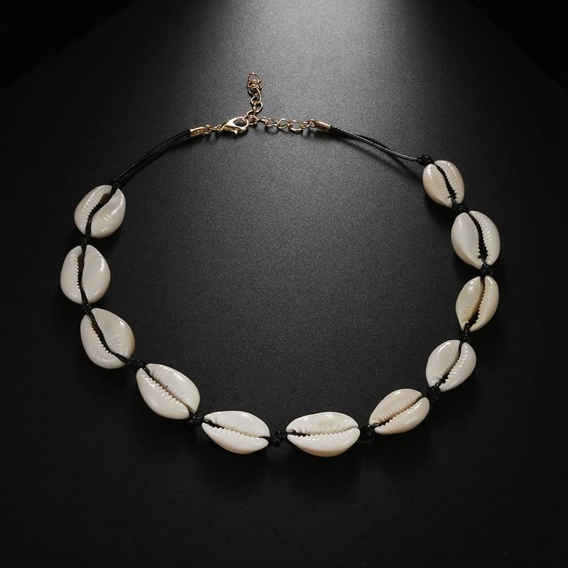 Mode naturel été plage coquille tour de cou corde chaîne collier Simple bohème coquillage collier pour femmes filles bijoux cadeau