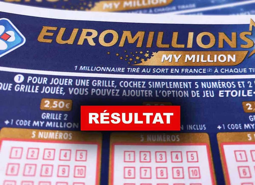 Résultat de l'Euromillion 29 03 19