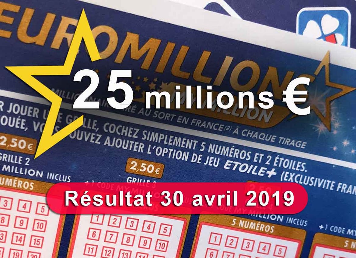 Euromillion (FDJ) tirage du mardi 30 avril 2019 Cotedivoire.News