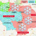 Alerte Carte neige île de France