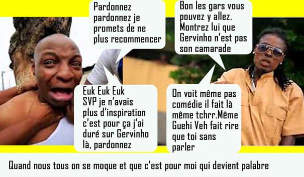 Humour ivoirien clash artiste