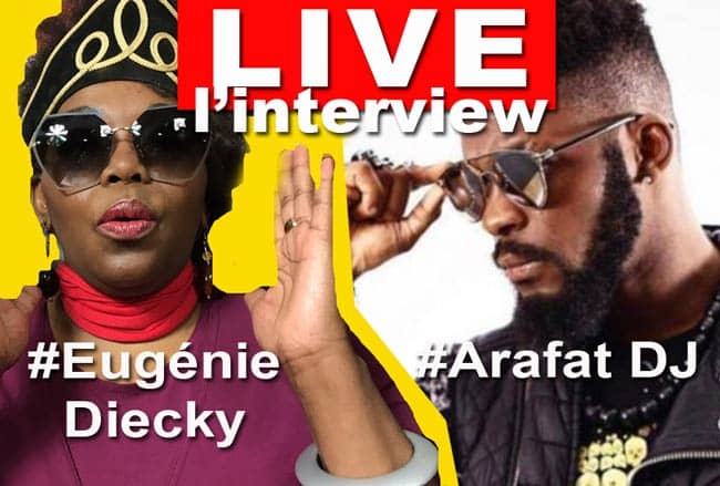 Arafat dj en Live et Eugenie diecky