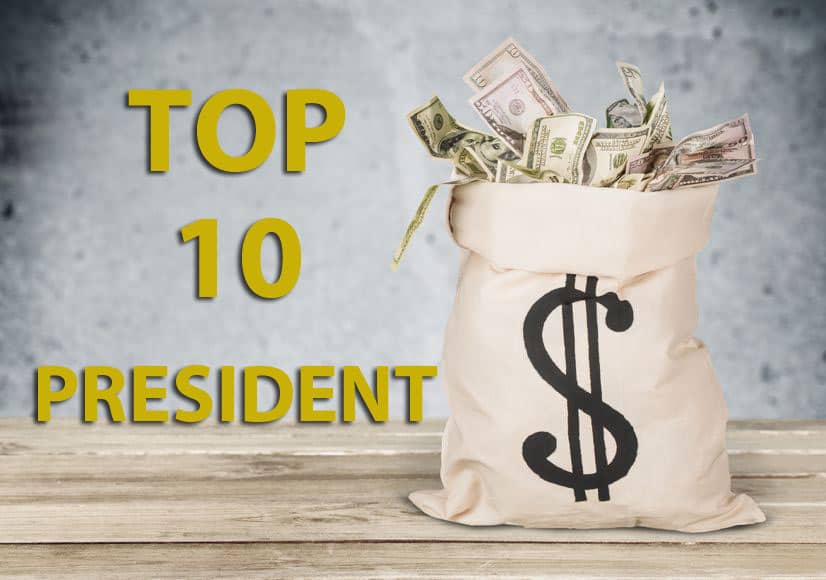 Président riche top 10
