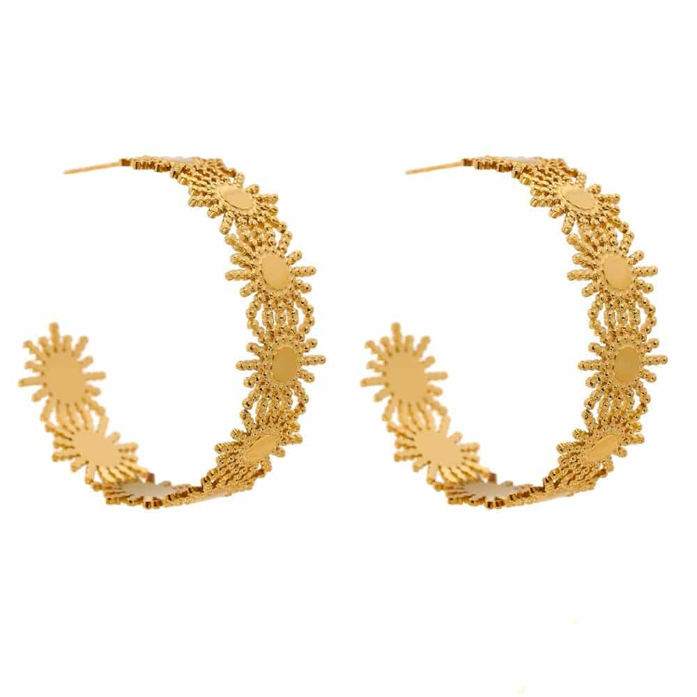 373 Earrings Gold