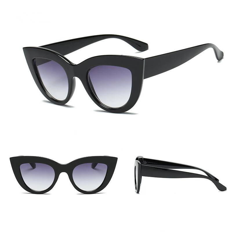 2020 nouveau Cat Eye femmes lunettes de soleil teinté couleur lentille hommes Vintage en forme de lunettes de soleil lunettes de soleil femme bleu lunettes de soleil marque concepteur
