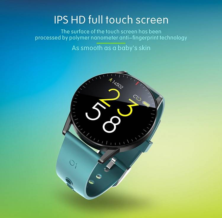 KaiHai montres intelligentes android montre intelligente smartwatch moniteur de fréquence cardiaque santé tracker chronomètre contrôle de la musique pour téléphone iphone