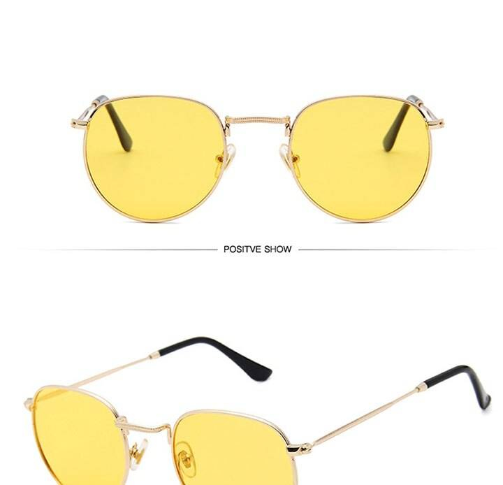Yoovos lunettes De soleil polarisées hommes 2019 rétro rond lunettes De soleil femmes/hommes polarisées Vintage luxe miroir Oculos De Sol Feminino