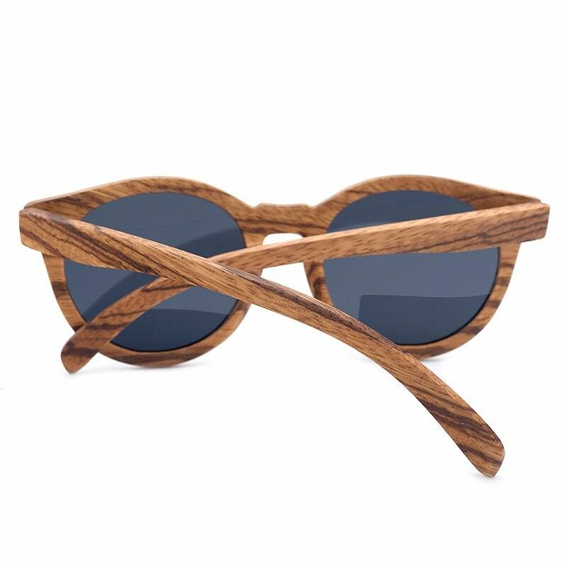 BOBO BIRD hommes Vintage en bois bambou lunettes de soleil polarisées revêtement miroir femmes zèbre bois lunettes de soleil gafas de sol hombre