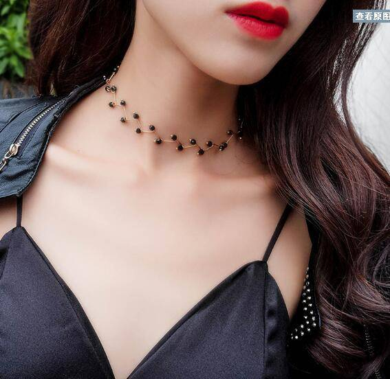 ZRHUA mode à la mode Sexy Chokers collier collier bijoux femmes bijoux cou accessoires Chokers clavicule chaîne pour filles Chic