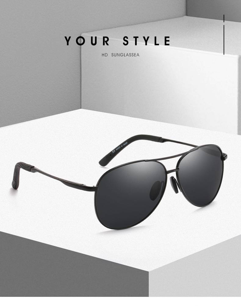 Lunette Designer Vintage UV400 lunettes de soleil sans boîte tige métal