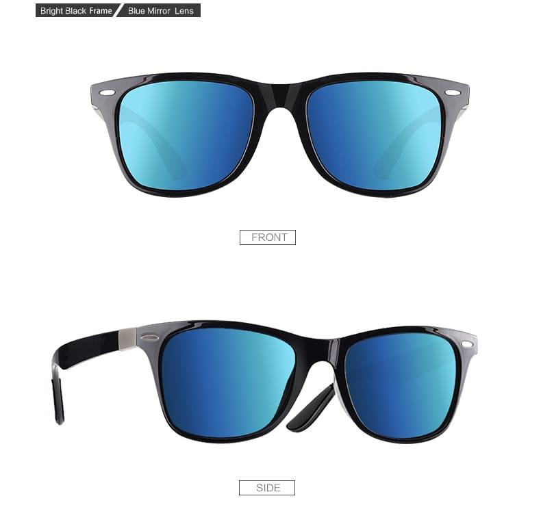 AOFLY nouveau DESIGN ultra-léger TR90 lunettes De soleil polarisées hommes femmes conduite carré Style lunettes De soleil mâle lunettes UV400 Gafas De Sol
