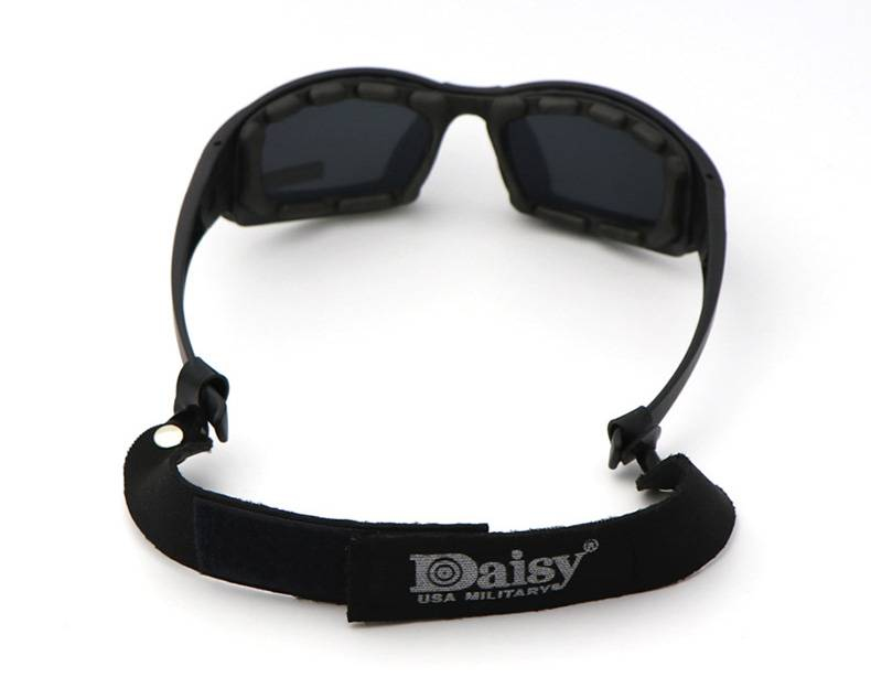 Daisy C5 lunettes militaires polarisées lunettes de soleil militaires 4 Kit de lentilles hommes désert tempête guerre jeu tactique lunettes sport