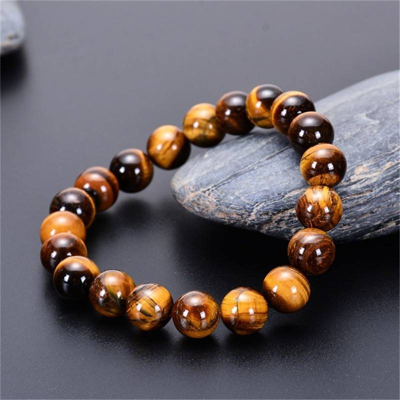 4-20mm oeil de tigre Bracelet pour hommes femmes pierre naturelle oeil de tigre perles Bracelet élastique Yoga Chakra guérison énergie bijoux cadeaux