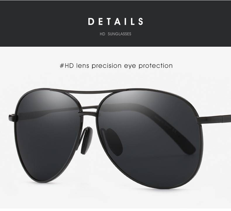 DPZ lunettes de soleil polarisées hommes rayons métalliques nouveau modèle aviation classique rétro marque Designer Vintage UV400 lunettes de soleil sans boîte