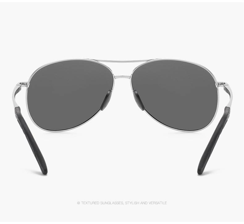 DPZ lunettes de soleil polarisées hommes rayons métalliques nouveau modèle aviation classique rétro marque Designer Vintage UV400 lunettes de soleil sans boîte