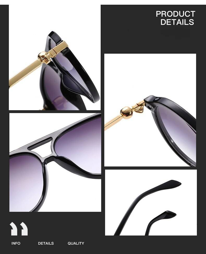 JackJad nouvelle mode Style aéronautique Cool crâne décoration lunettes De soleil Vintage dégradé marque conception lunettes De soleil Oculos De Sol 2748