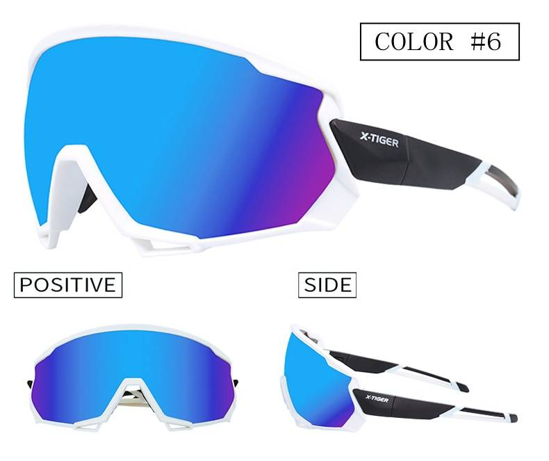 X-TIGER lunettes de sport polarisées hommes lunettes de cyclisme vtt route vélo lunettes VTT lunettes de soleil lunettes de cyclisme