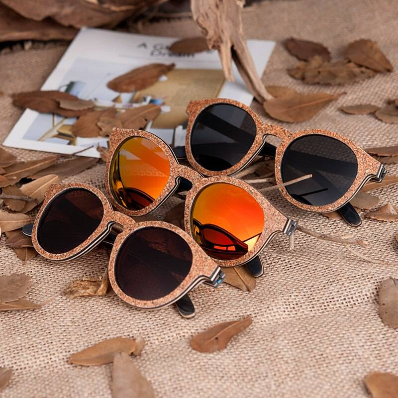 BOBO BIRD nouveau Original bois lunettes de soleil femmes travail manuel rétro en bois lunettes de soleil okulary Oculos pour livraison directe AG019