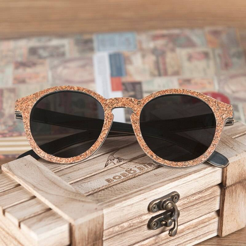 BOBO BIRD nouveau Original bois lunettes de soleil femmes travail manuel rétro en bois lunettes de soleil okulary Oculos pour livraison directe AG019