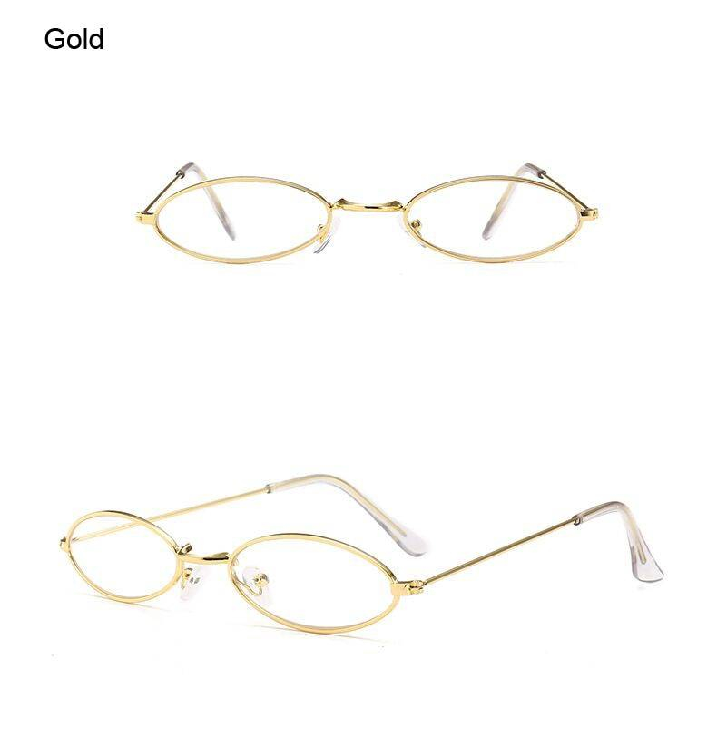 Rétro petites lunettes de soleil ovales femmes femme Vintage Hip Hop lunettes noires rétro lunettes de soleil dame marque de luxe lunettes