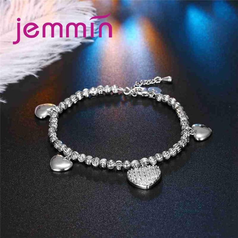 Vente chaude mode 925 en argent Sterling perles bracelet à breloques pour enfants enfants filles amitié beaux bijoux