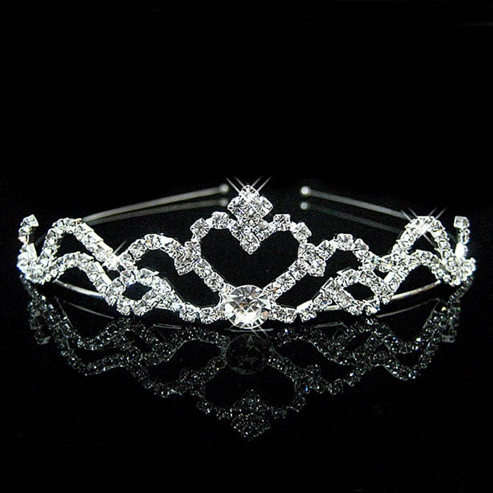 AINAMEISI princesse cristal diadèmes et couronnes bandeau enfant filles amour mariée bal couronne de mariage accessoires de fête bijoux de cheveux