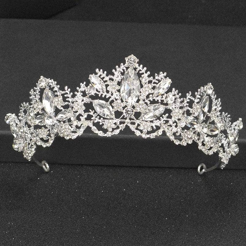 Mode couronne mariée bandeau diadèmes de mariée Baroque cristal mariage cheveux accessoires coiffure mariage diadème et couronne pour les femmes